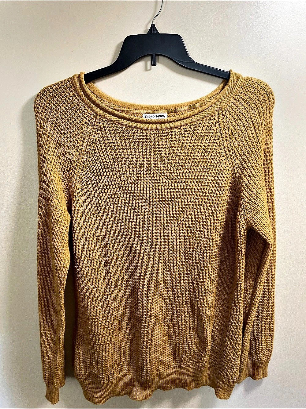 Fashion Nova Knit Sweater in Brown Size 3X Like New